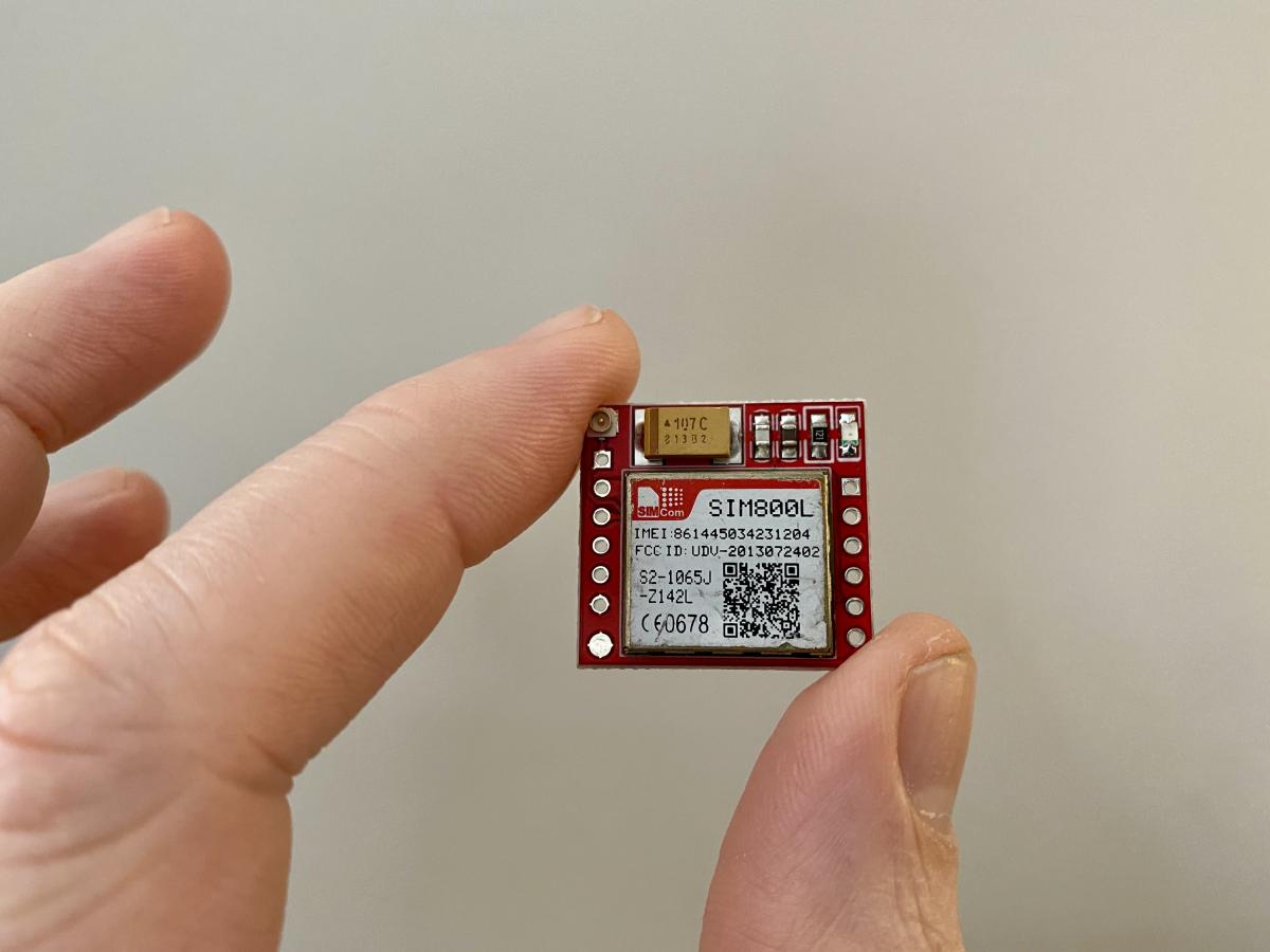 A tiny GSM/GRPS module | IoT device intelligence