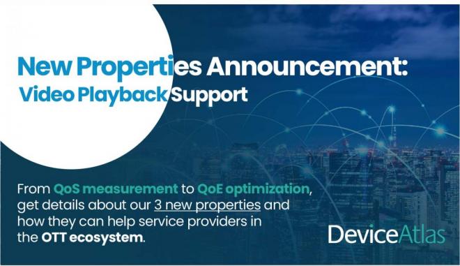 Video Playback Support - 3 New DeviceAtlas Properties
