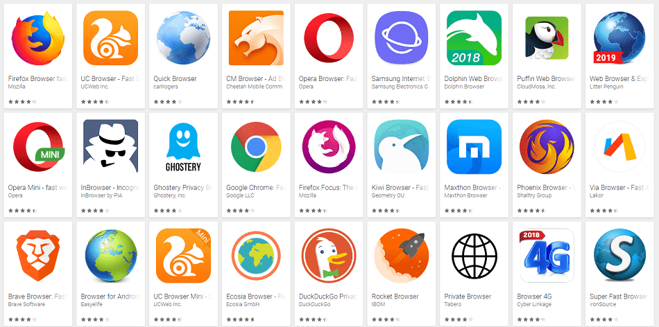 browser apps