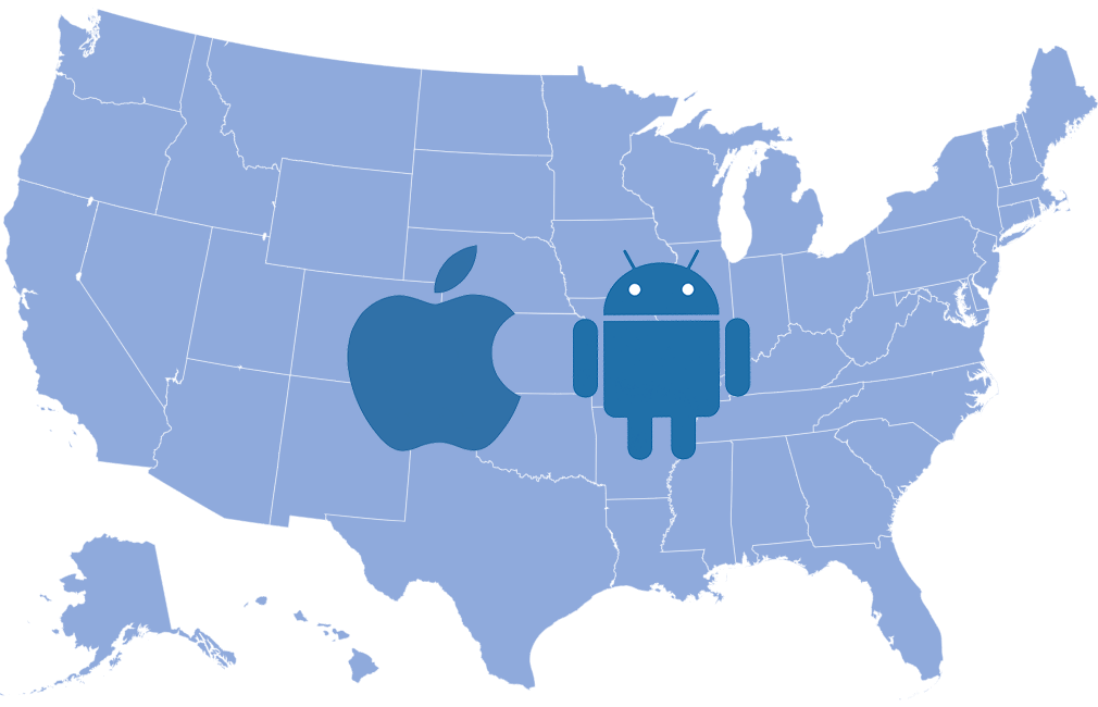 mobile os market share us